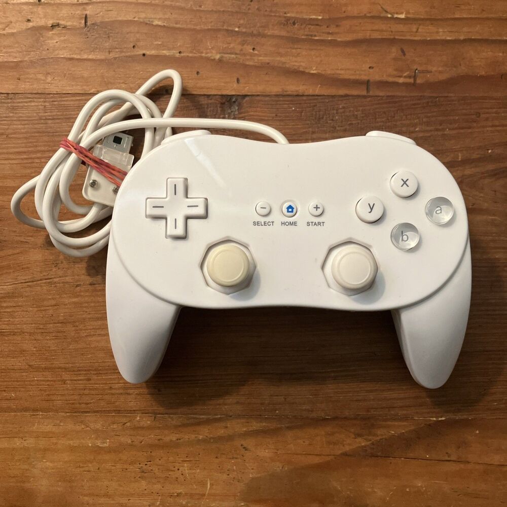 Classic Pro Controller For Wii U White For Wii Gamepad